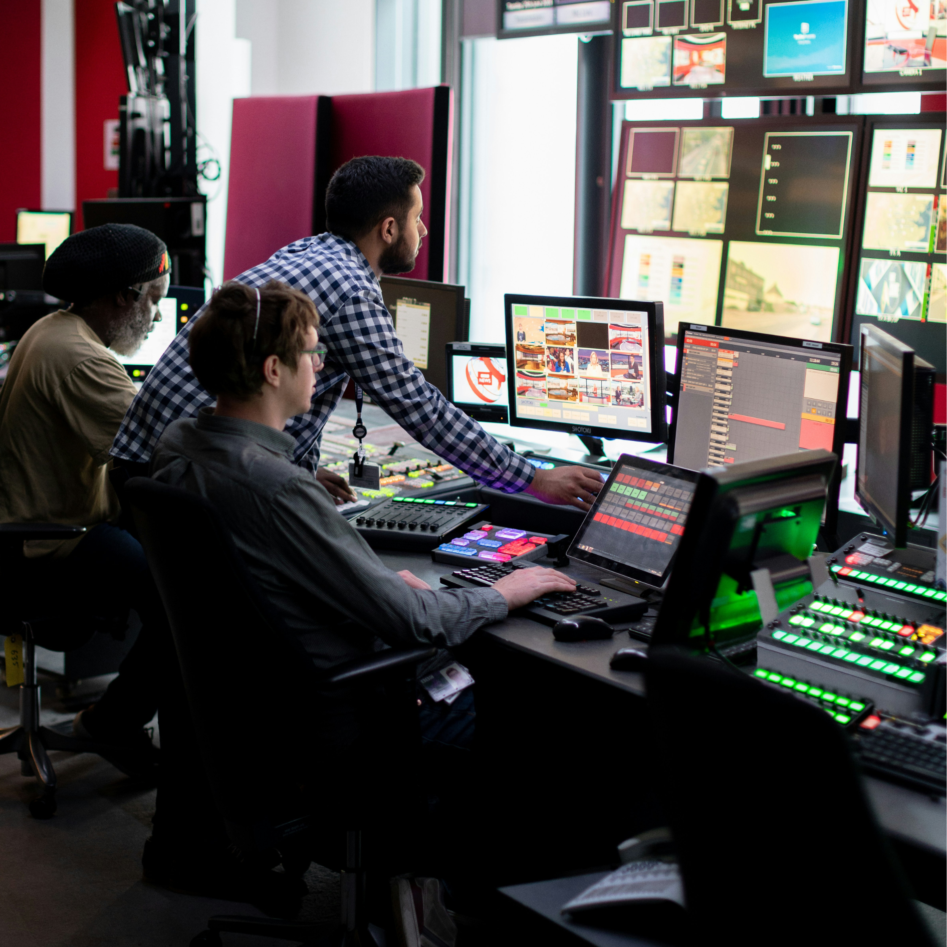 TV Control Room Wide